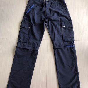 mens cargo pants blue